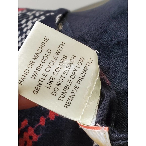 Lux Women's Multicolor Polyester V-Neck Short Sleeve Knee Length Wrap Dress L - Picture 11 of 12